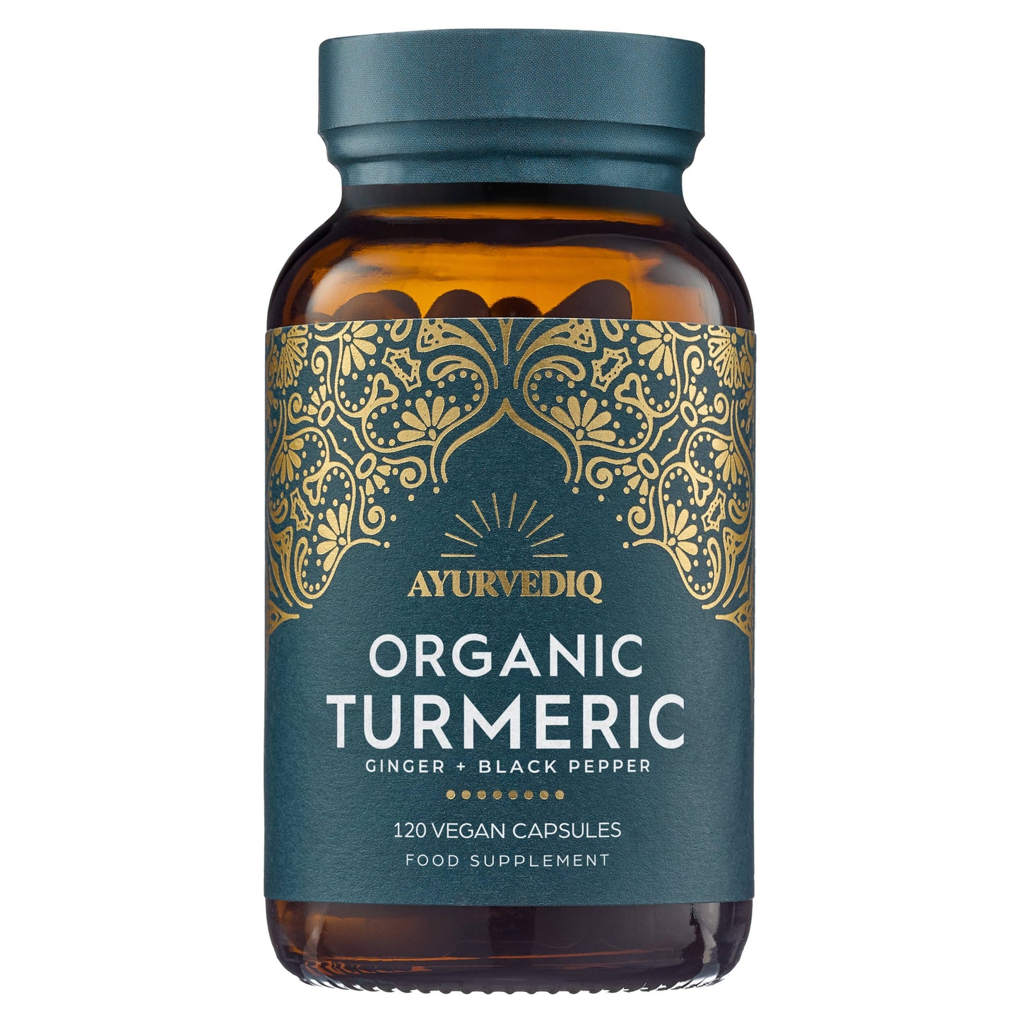 Organic Turmeric and Ginger | 120 Vegan Capsules