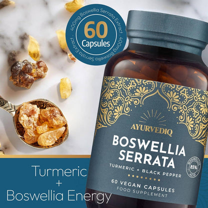 Boswellia Serrata + Turmeric | 60 Vegan Capsules