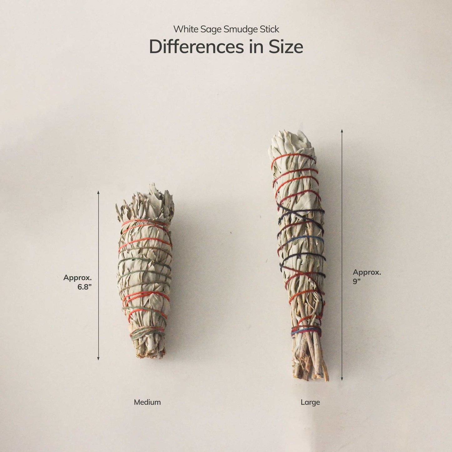 Medium Organic White Sage Smudging Stick