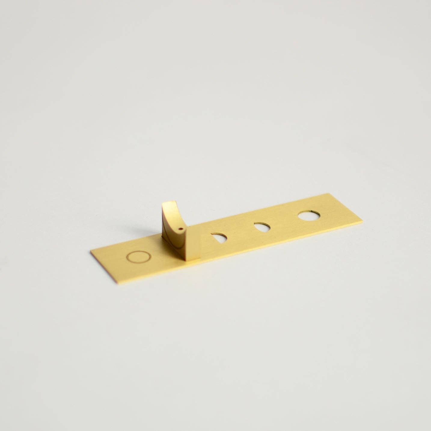 Brass Palo Santo & Incense Holder – Moon Phase Design