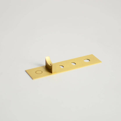 Brass Palo Santo & Incense Holder – Moon Phase Design