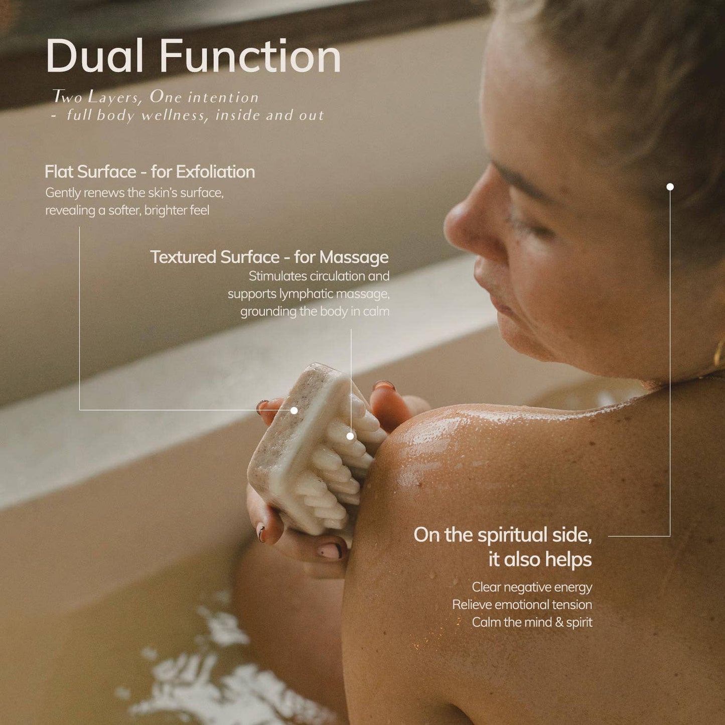 Palo Santo + Shea Butter Massage Bar Soap