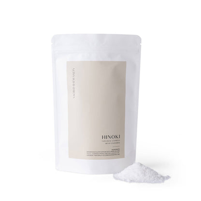 Hinoki Bath Salt – Epsom & Mediterranean Sea Salt Blend (500g)