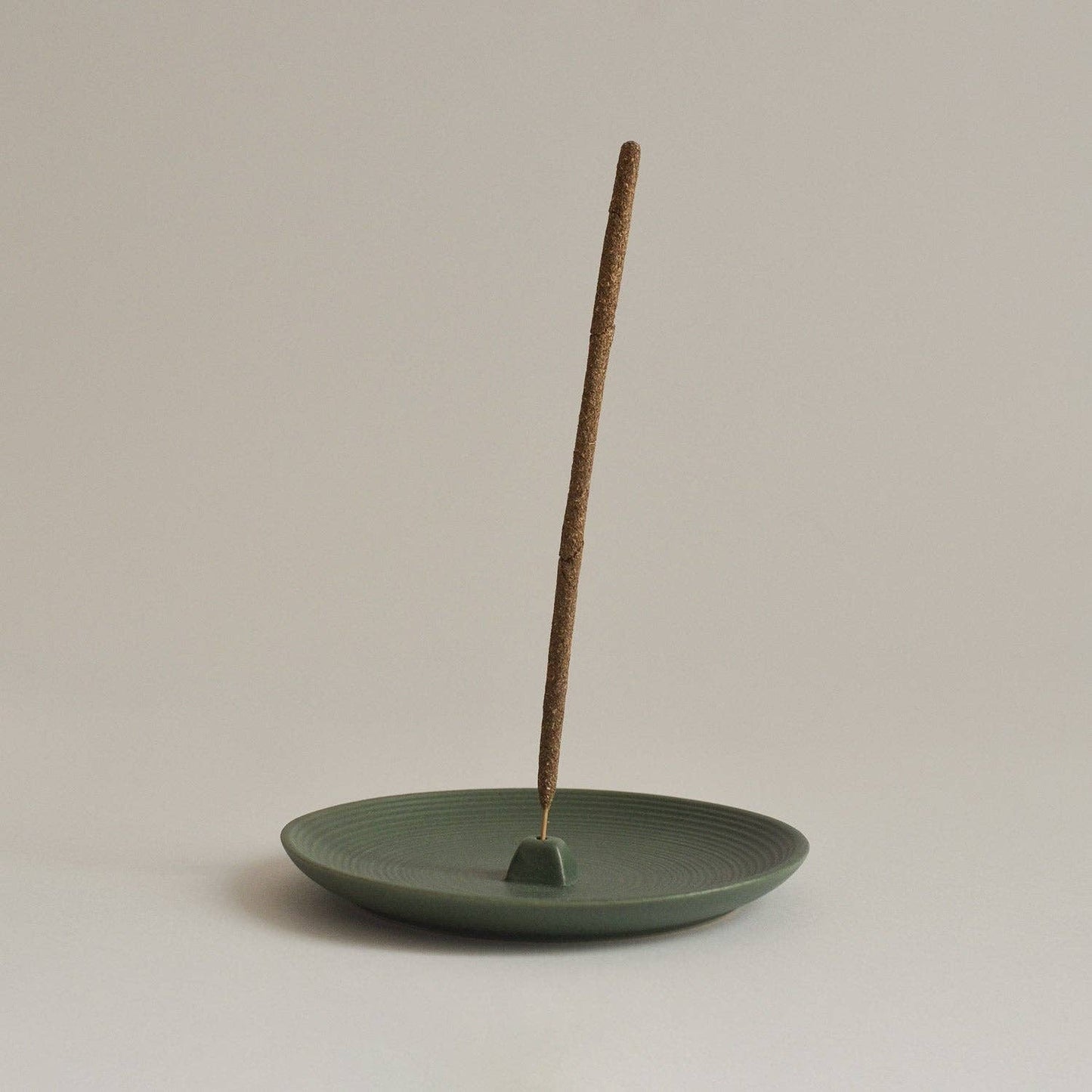 Green Ceramic Incense Holder