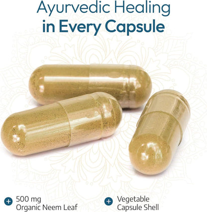 Organic Neem | 60 Vegan Capsules