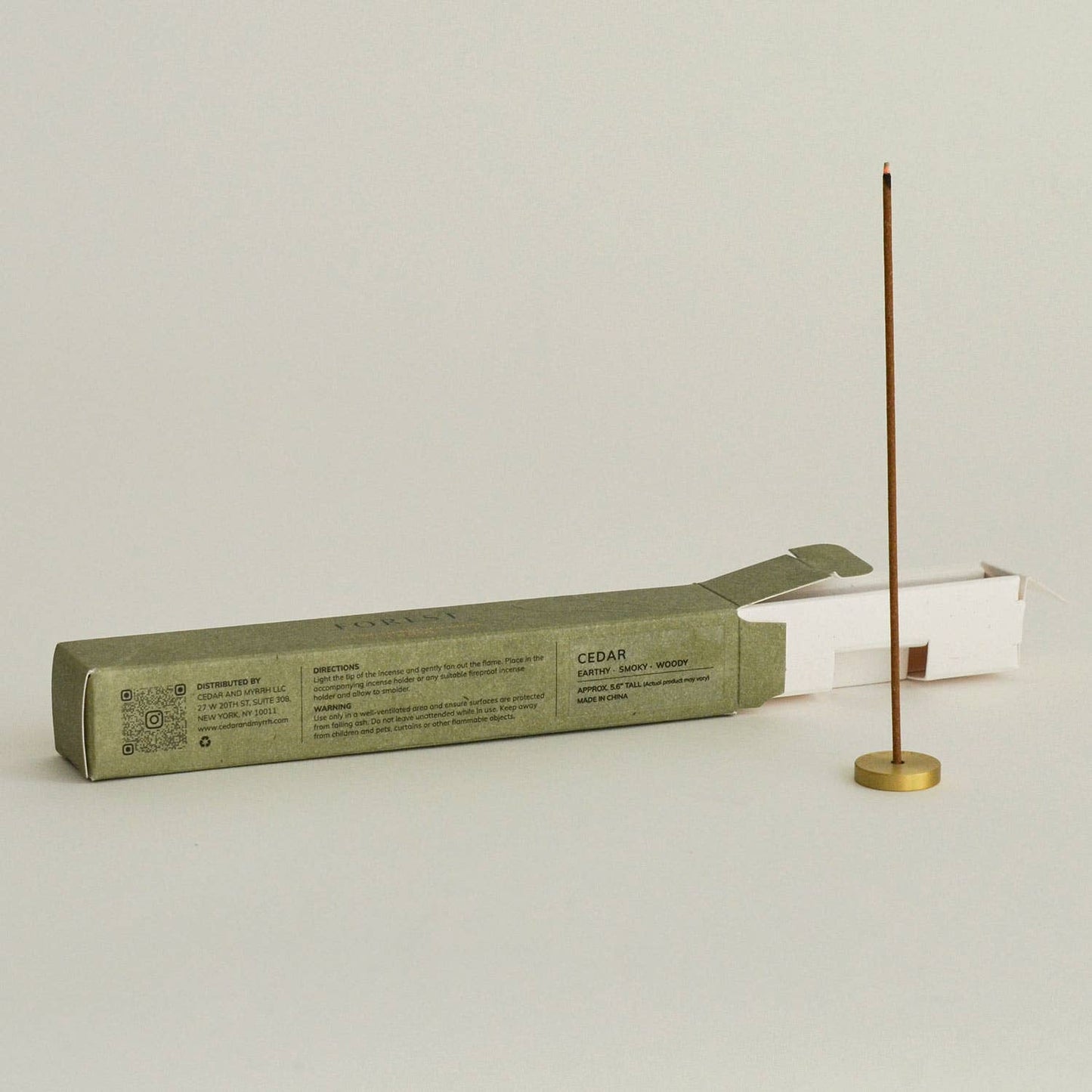 Cedarwood Incense Stick Set – 30 Sticks