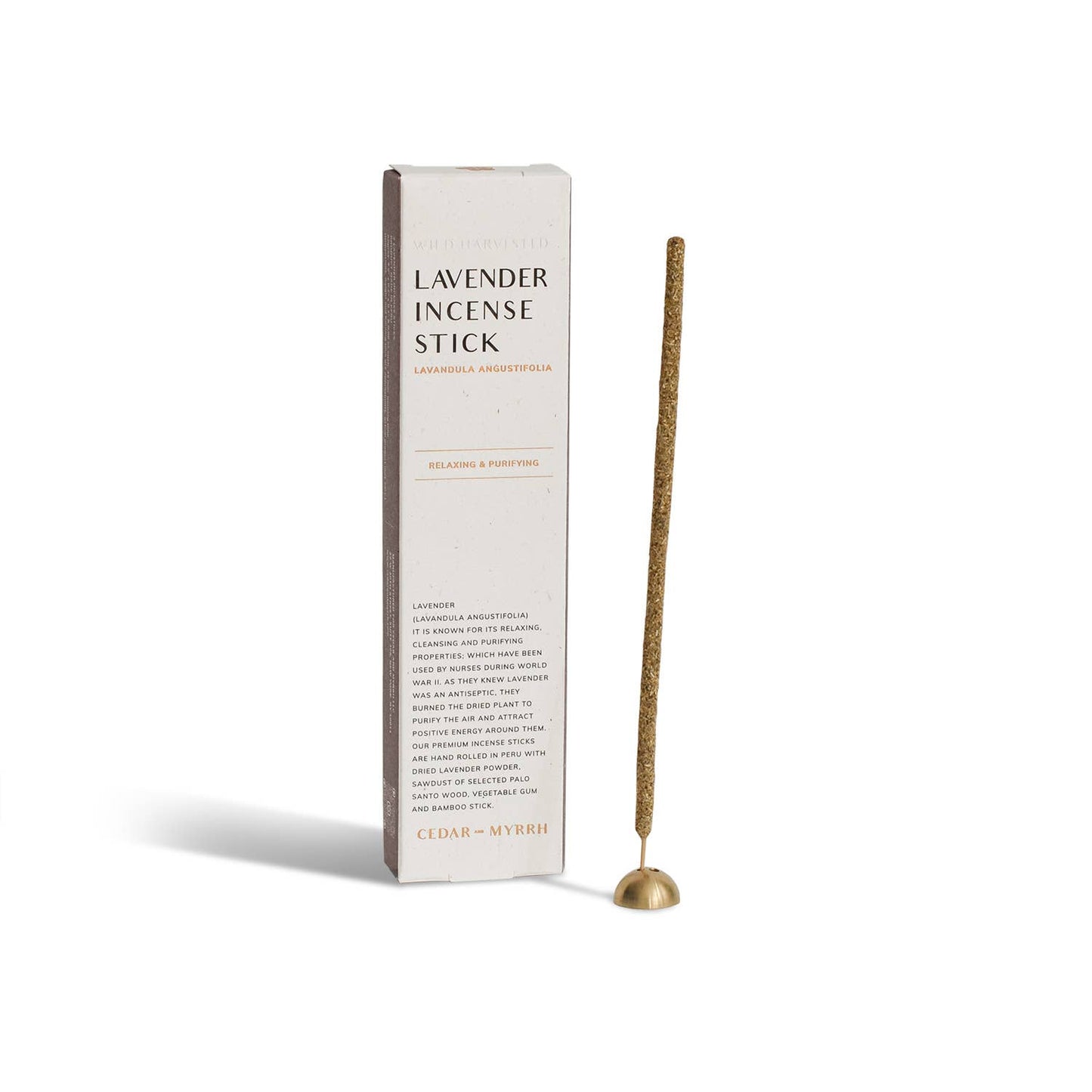 Lavender Hand-Rolled Incense Stick