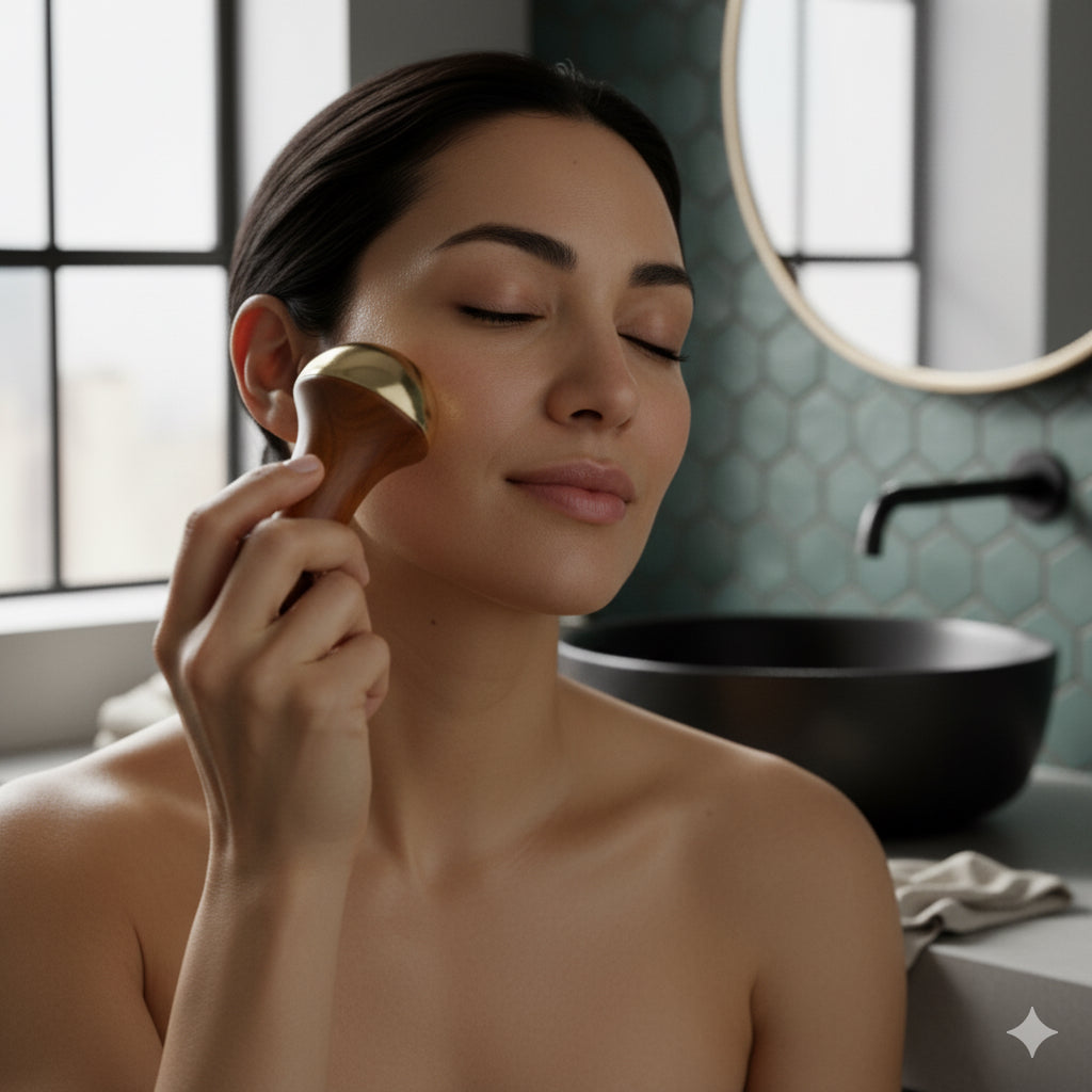 Kansa mushroom facial wand