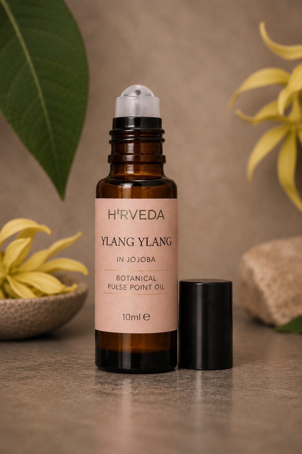 Ylang Ylang in Jojoba Oil — 10ml botanical pulse point oil, Herveda