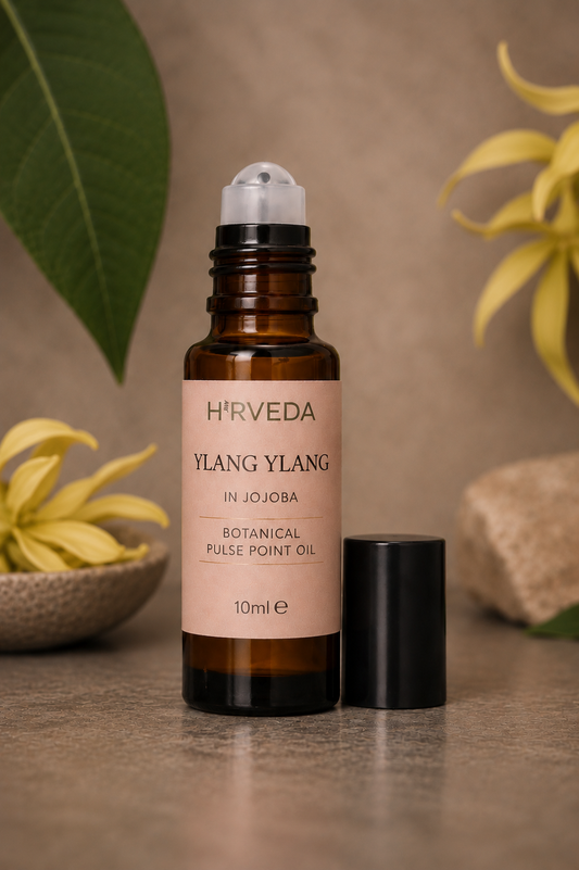 Ylang Ylang in Jojoba Oil — 10ml botanical pulse point oil, Herveda