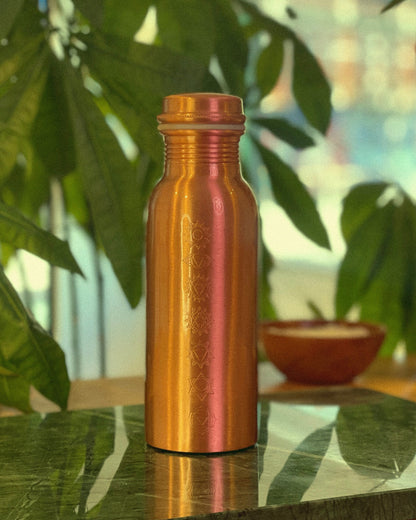 Herveda Copper Water Bottle