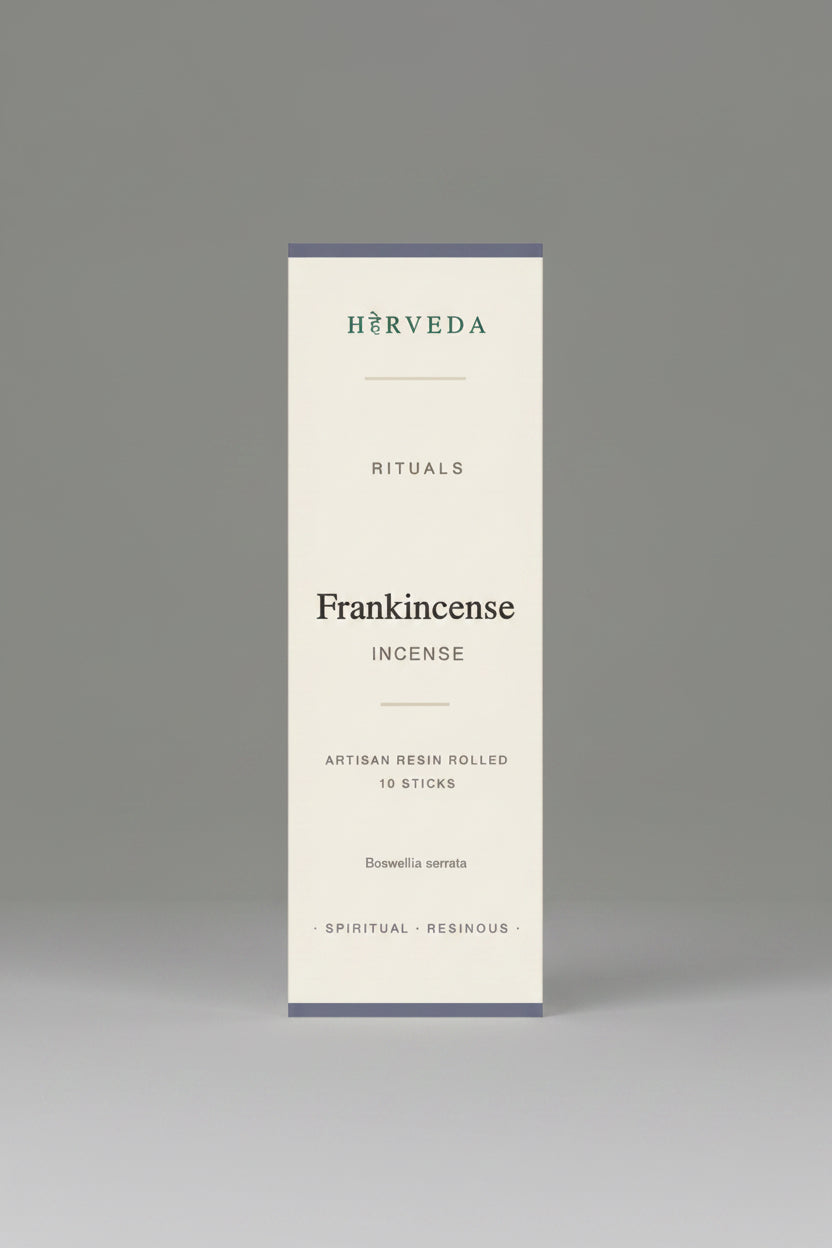 Frankincense Incense Artisan Resin Rolled · 10 sticks