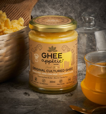 Raw-Cultured Ghee — Bilona Method (Ghee Appétit, 300ml)