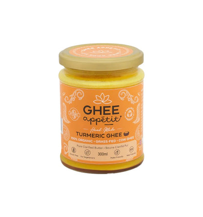 Organic Turmeric Ghee — Golden, Infused (Ghee Appétit, 300ml)