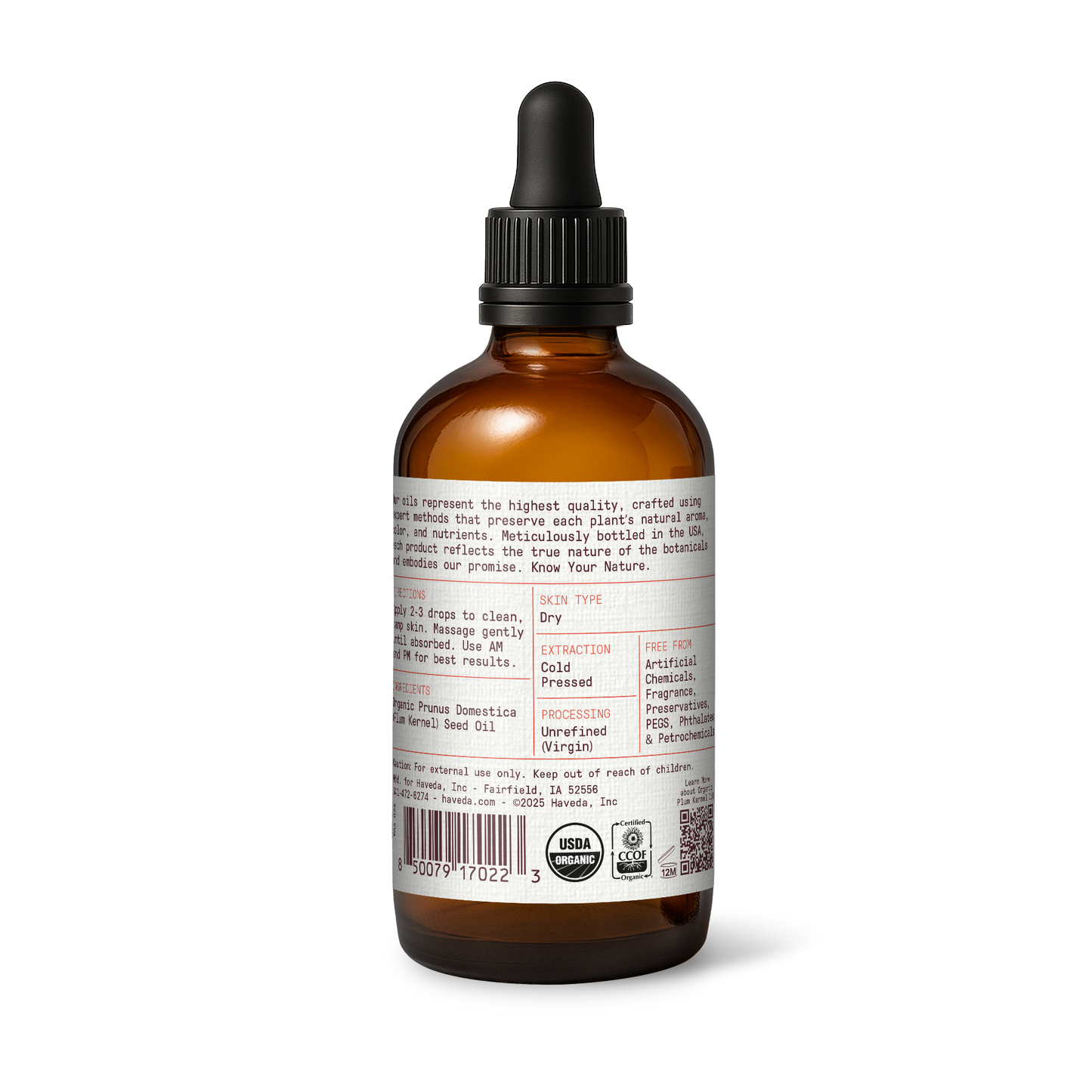 Organic Plum Kernel Oil