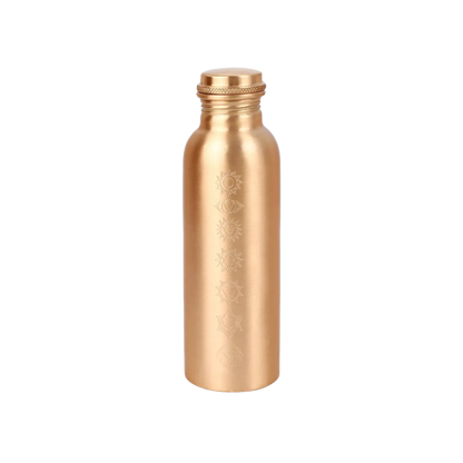 7 Chakra Etched Copper Water Bottle 500ml