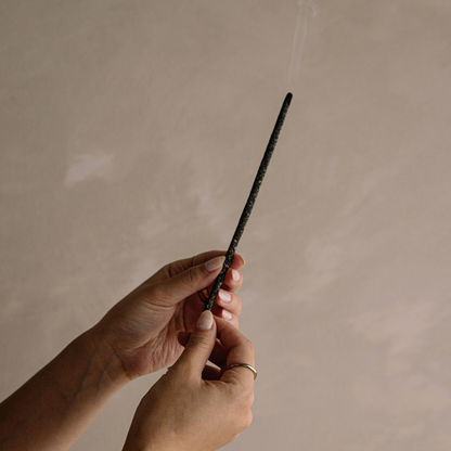 Black Copal Hand-Rolled Incense Stick