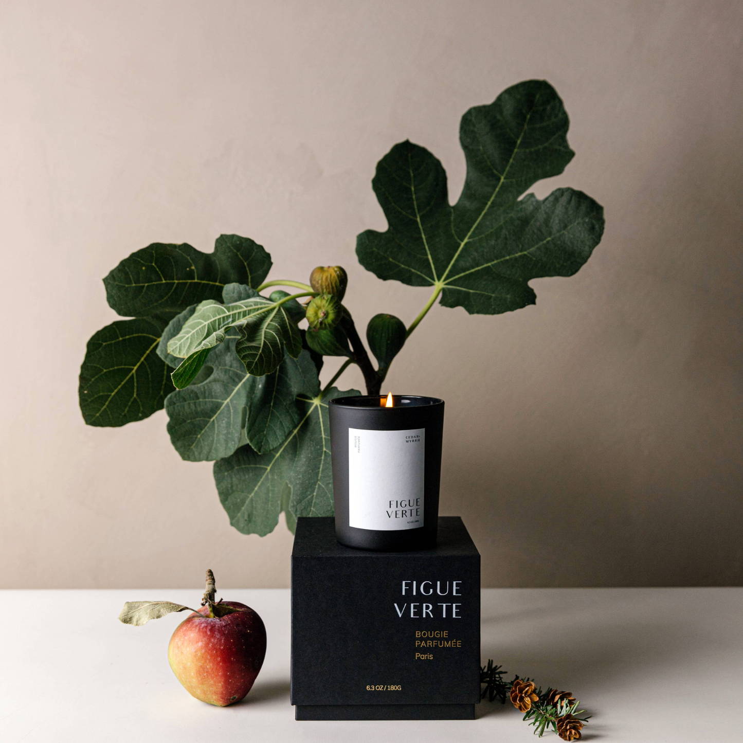 Bougie Parfumée Figue Verte