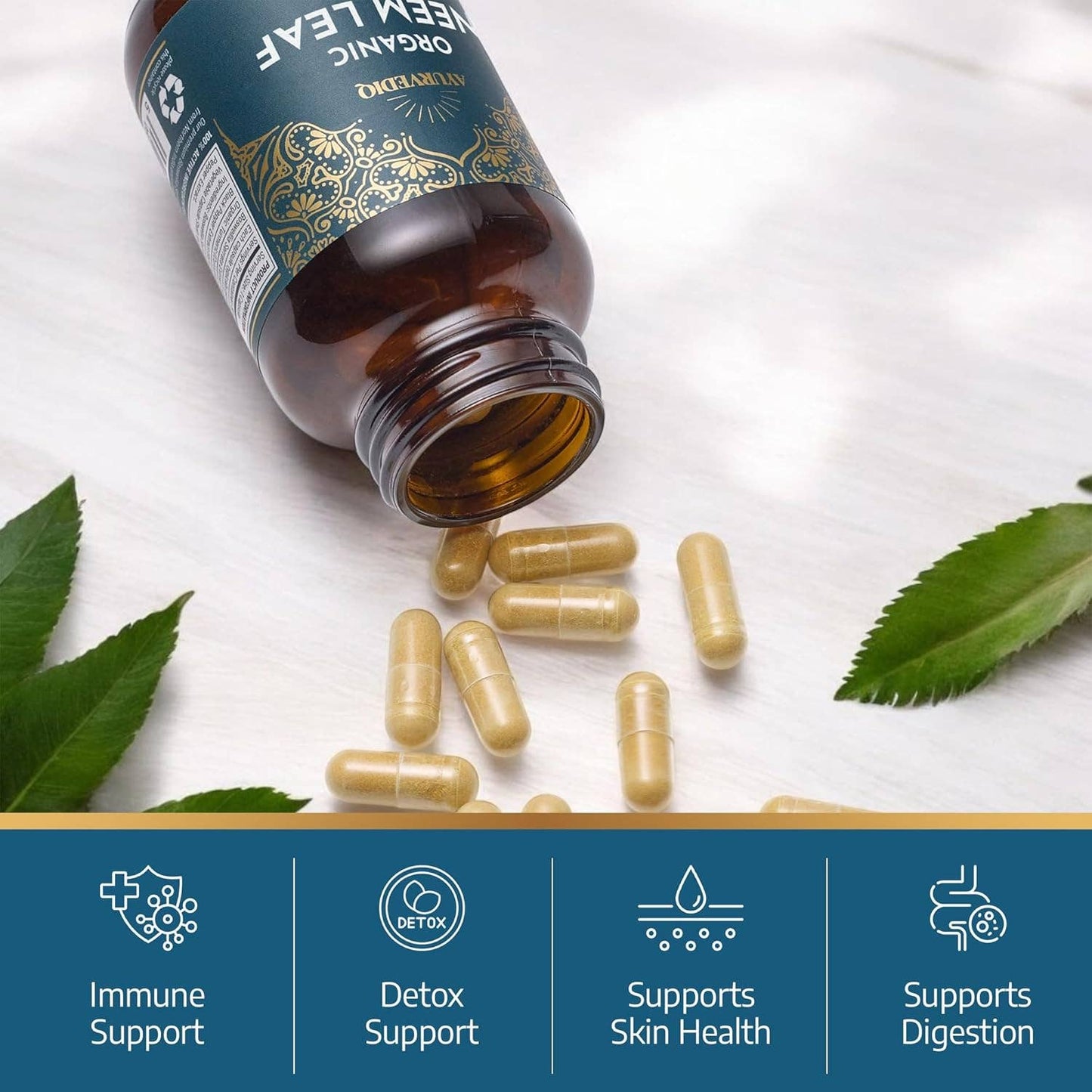 Organic Neem | 60 Vegan Capsules