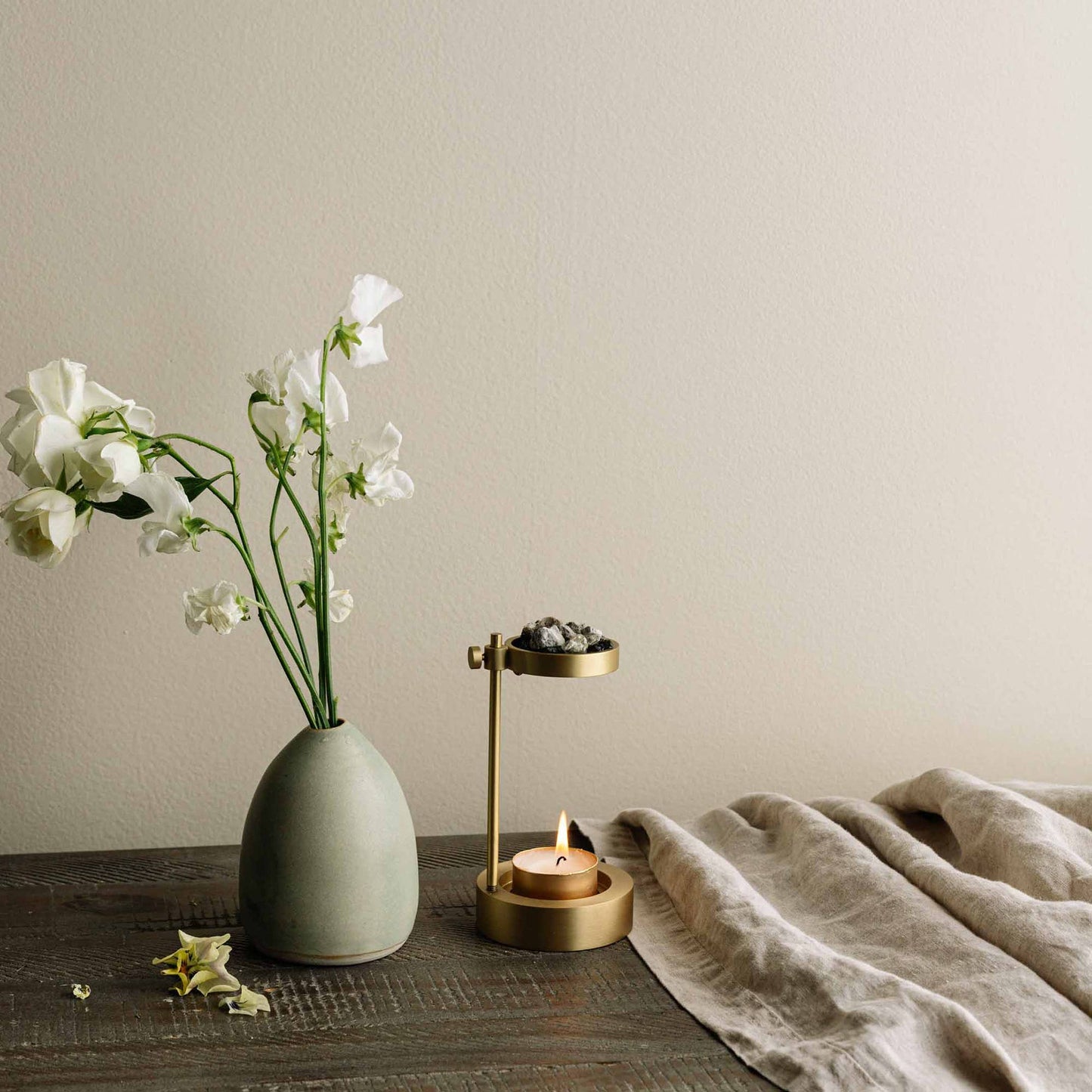 Brass Resin Incense Burner