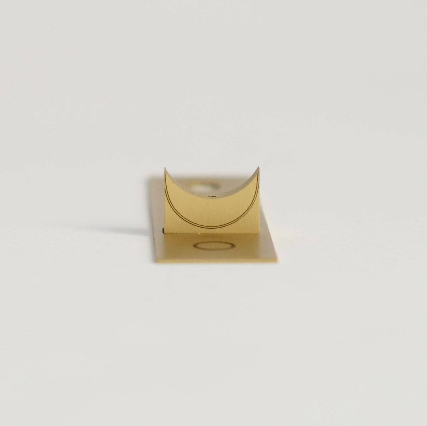 Brass Palo Santo & Incense Holder – Moon Phase Design