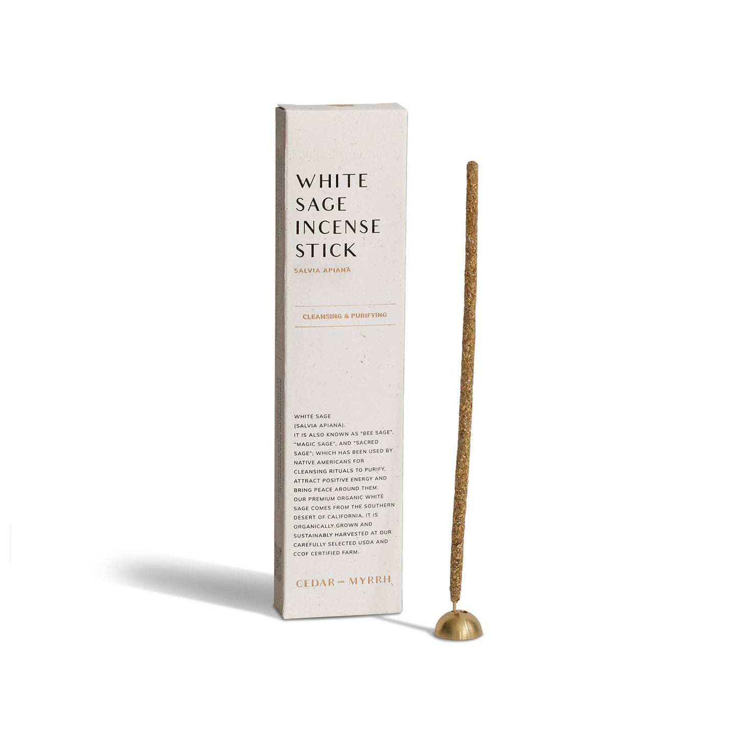 White Sage Hand-rolled Incense Stick