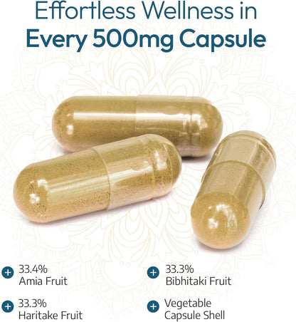 Organic Triphala | 120 Vegan Capsules