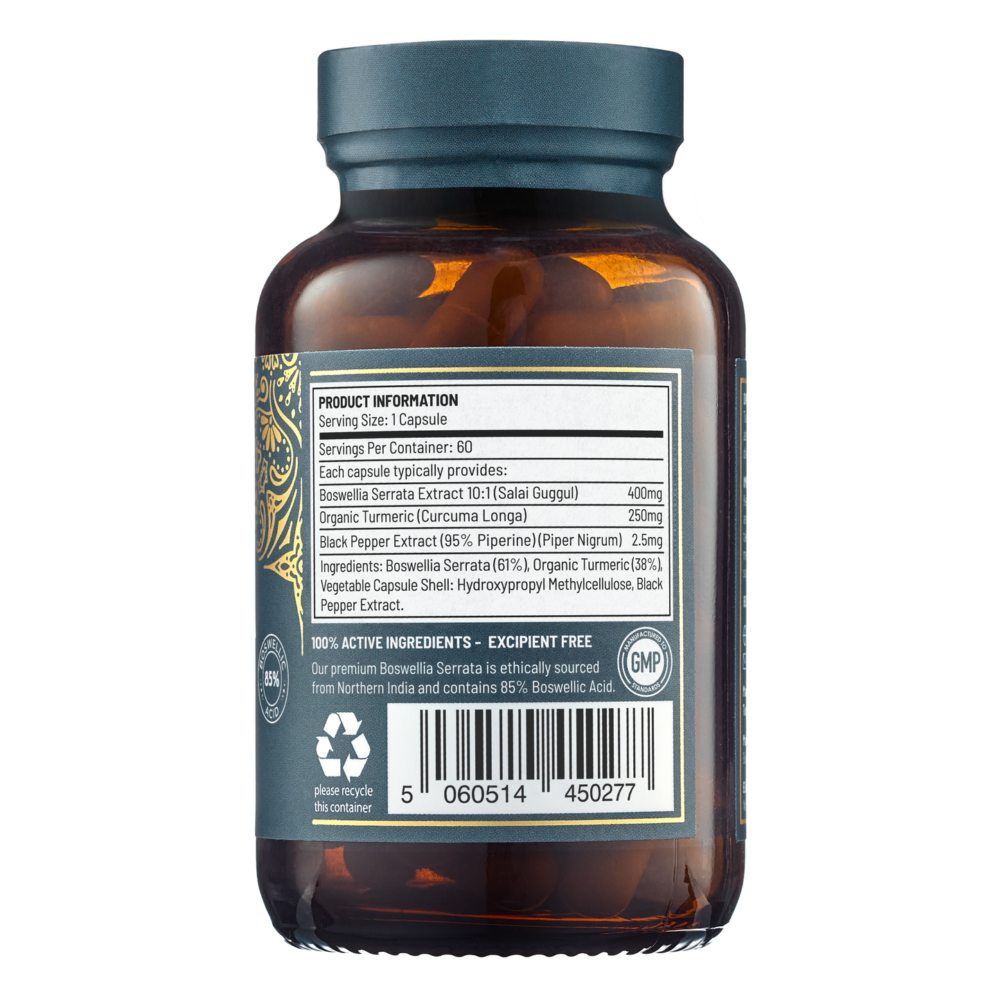 Boswellia Serrata + Turmeric | 60 Vegan Capsules