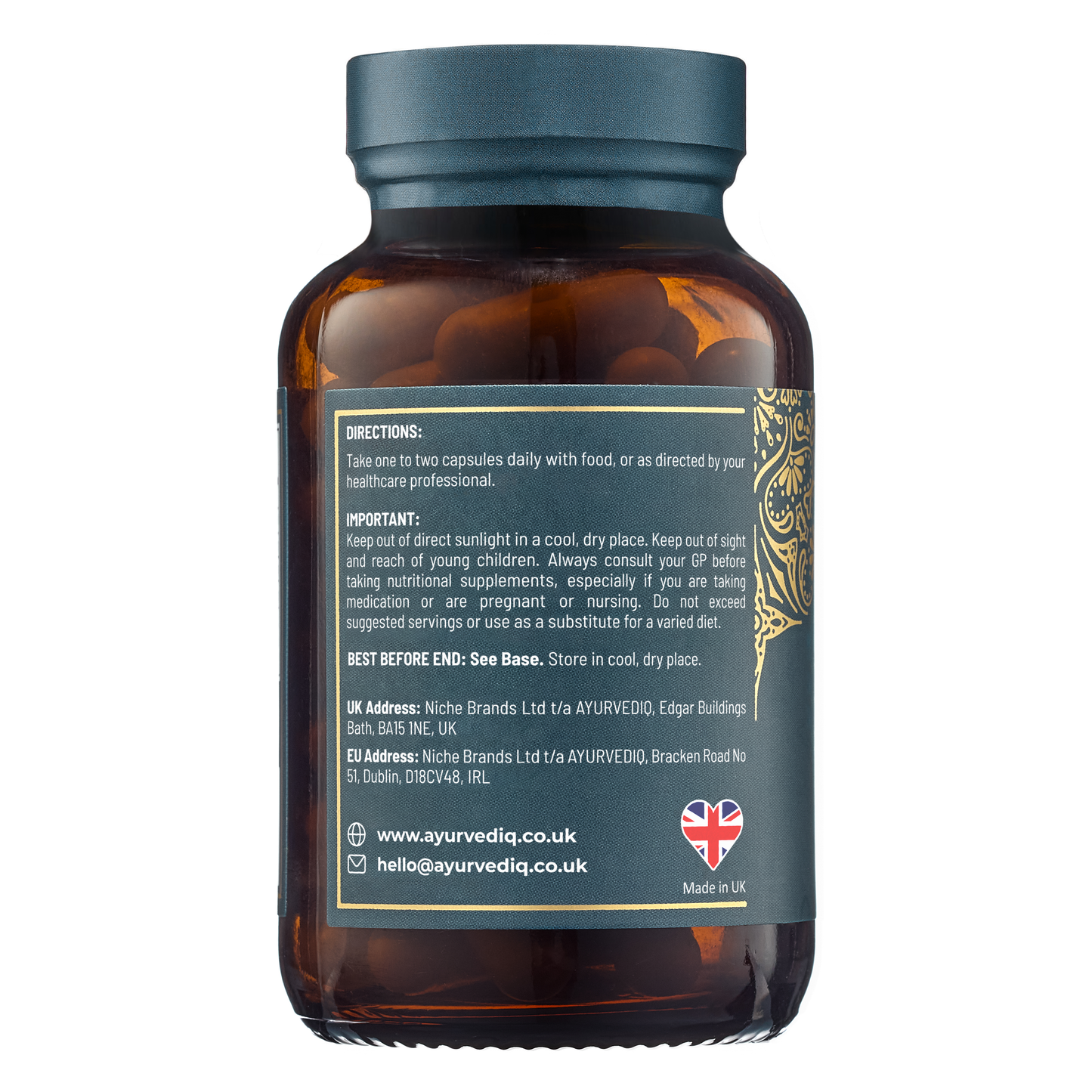 Boswellia Serrata + Turmeric | 60 Vegan Capsules