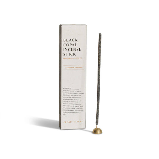 Black Copal Hand-Rolled Incense Stick