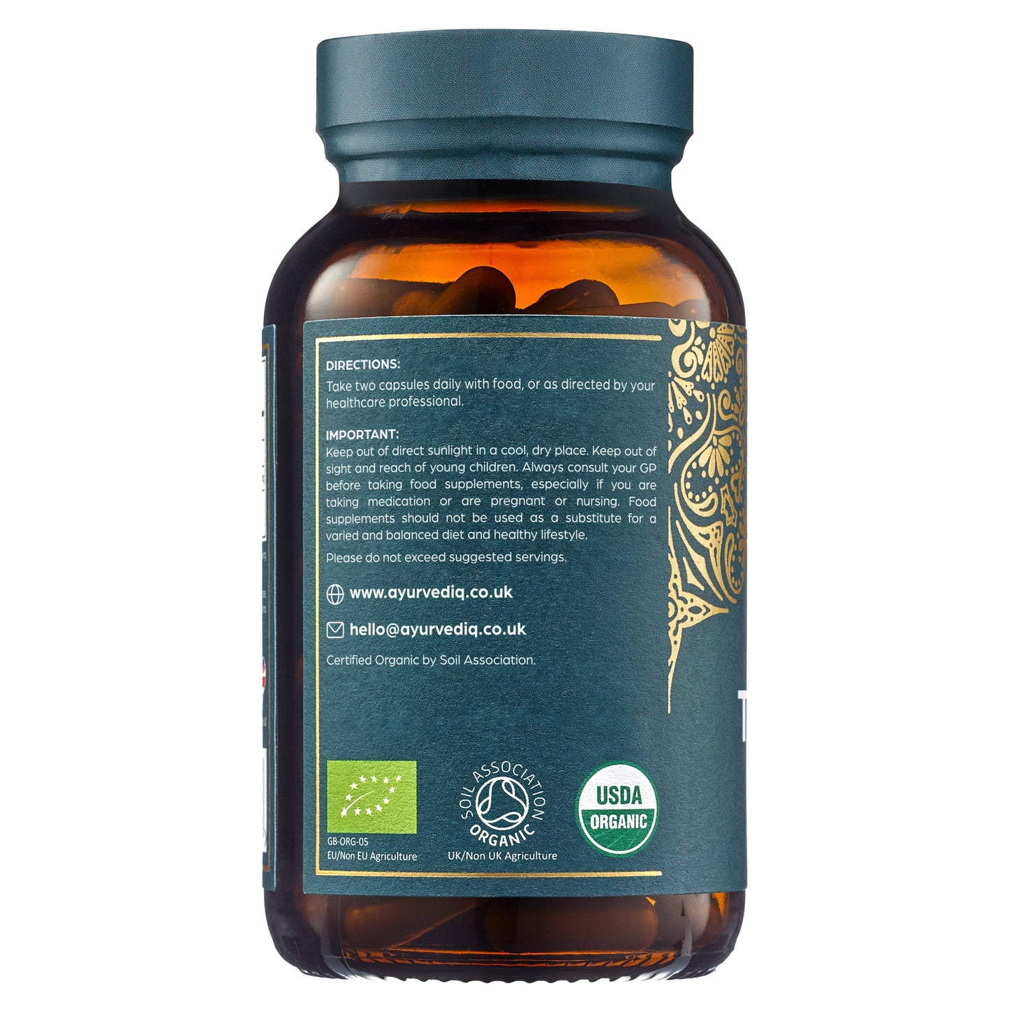 Organic Turmeric and Ginger | 120 Vegan Capsules